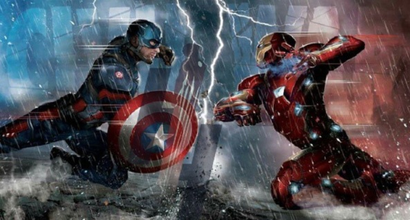 cap vs iron man