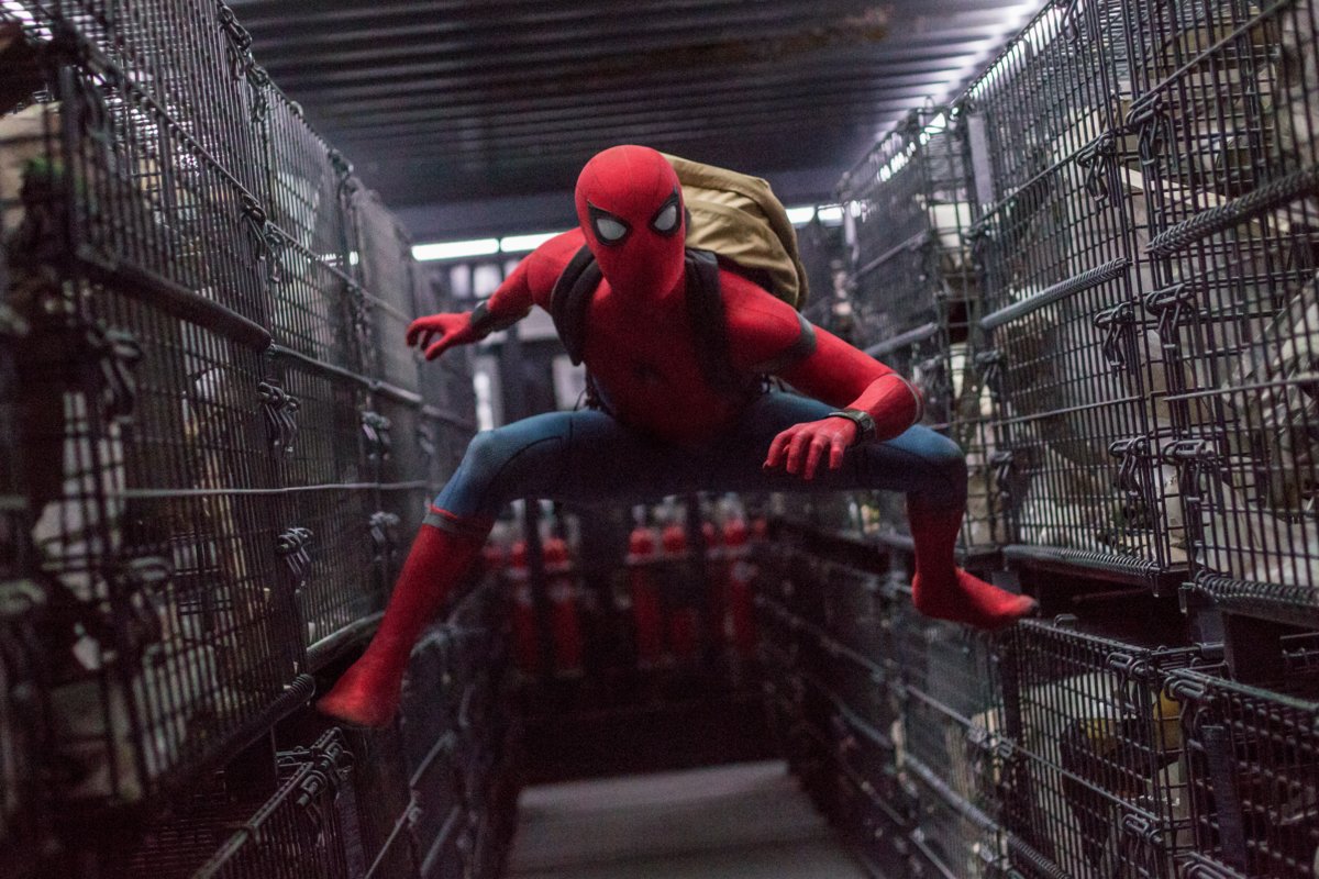 Spiderman Homecoming in truck